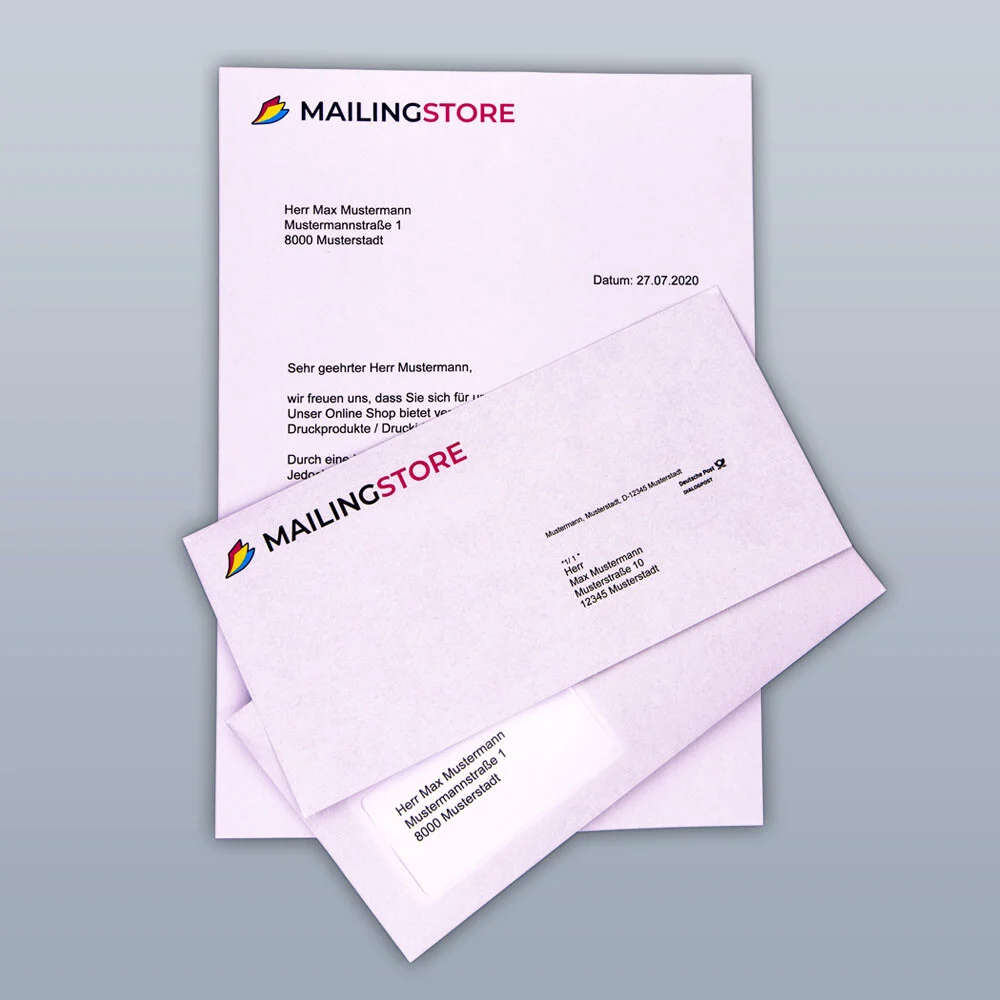 Kuvertierte Mailings