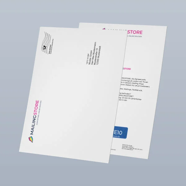DIN C4 Mailing verschicken