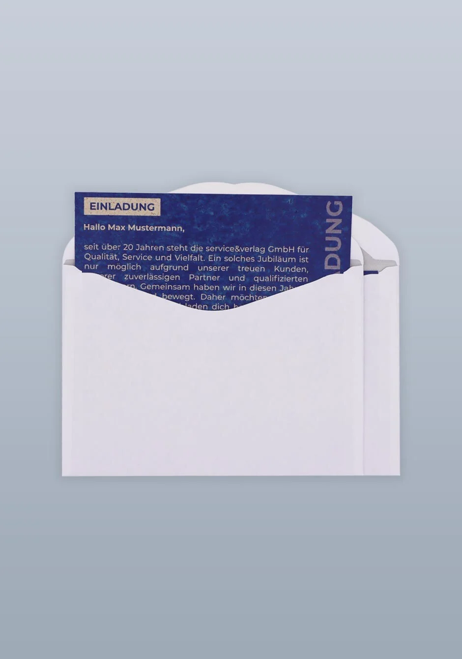 Einladungskarten - Mailing verschicken