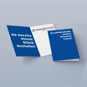 Klappkarten online drucken lassen