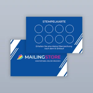 Stempelkarten online drucken lassen