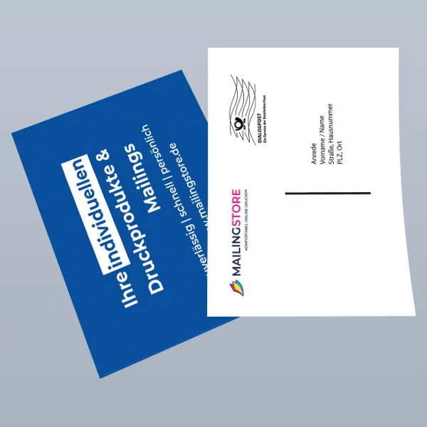 Kartenmailings im DIN A6 Format