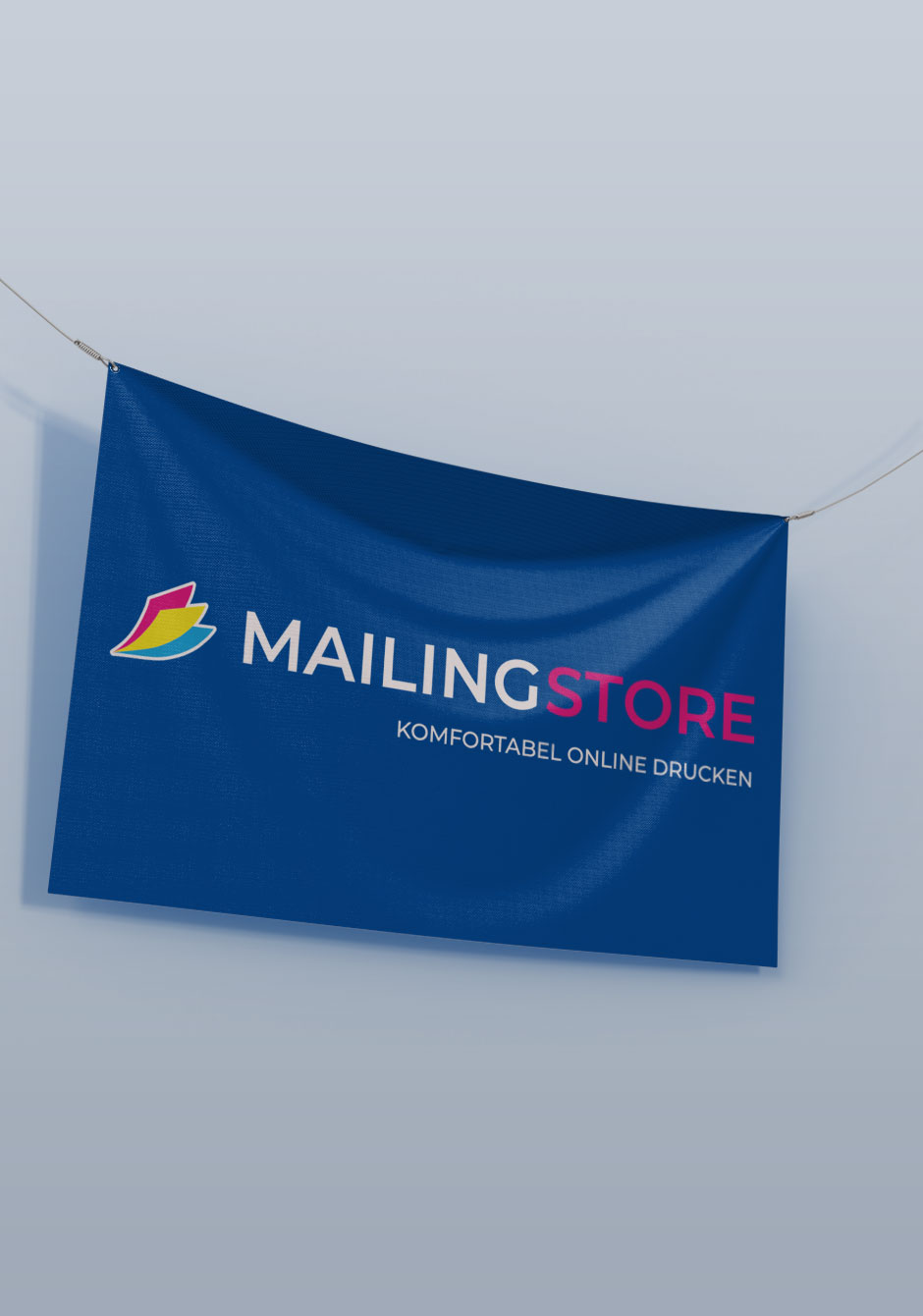 Banner drucken lassen und selbst online gestalten MAILINGSTORE