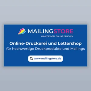 Schilder ab einem Stück drucken lassen