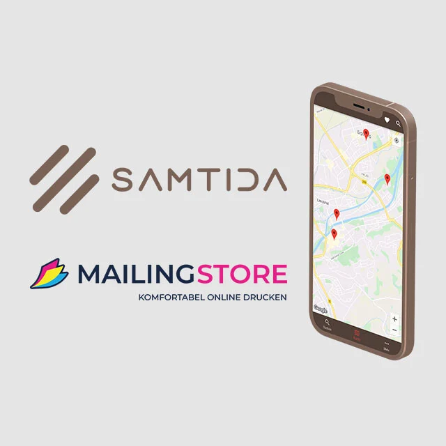 MAILINGSTORE als Druckpartner von SAMTIDA - der digitalen Gutscheinapp für Landshut und Umgebung