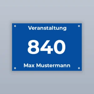 Startnummern personalisiert drucken lassen