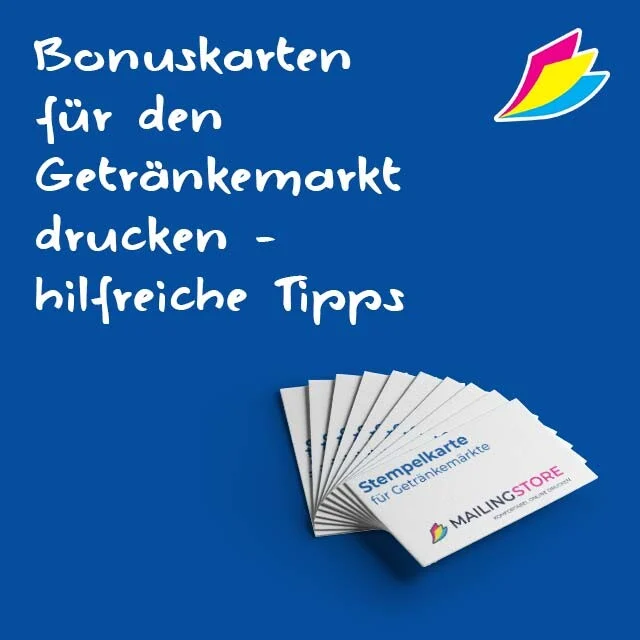 Stempelkarten für den Getränkemarkt