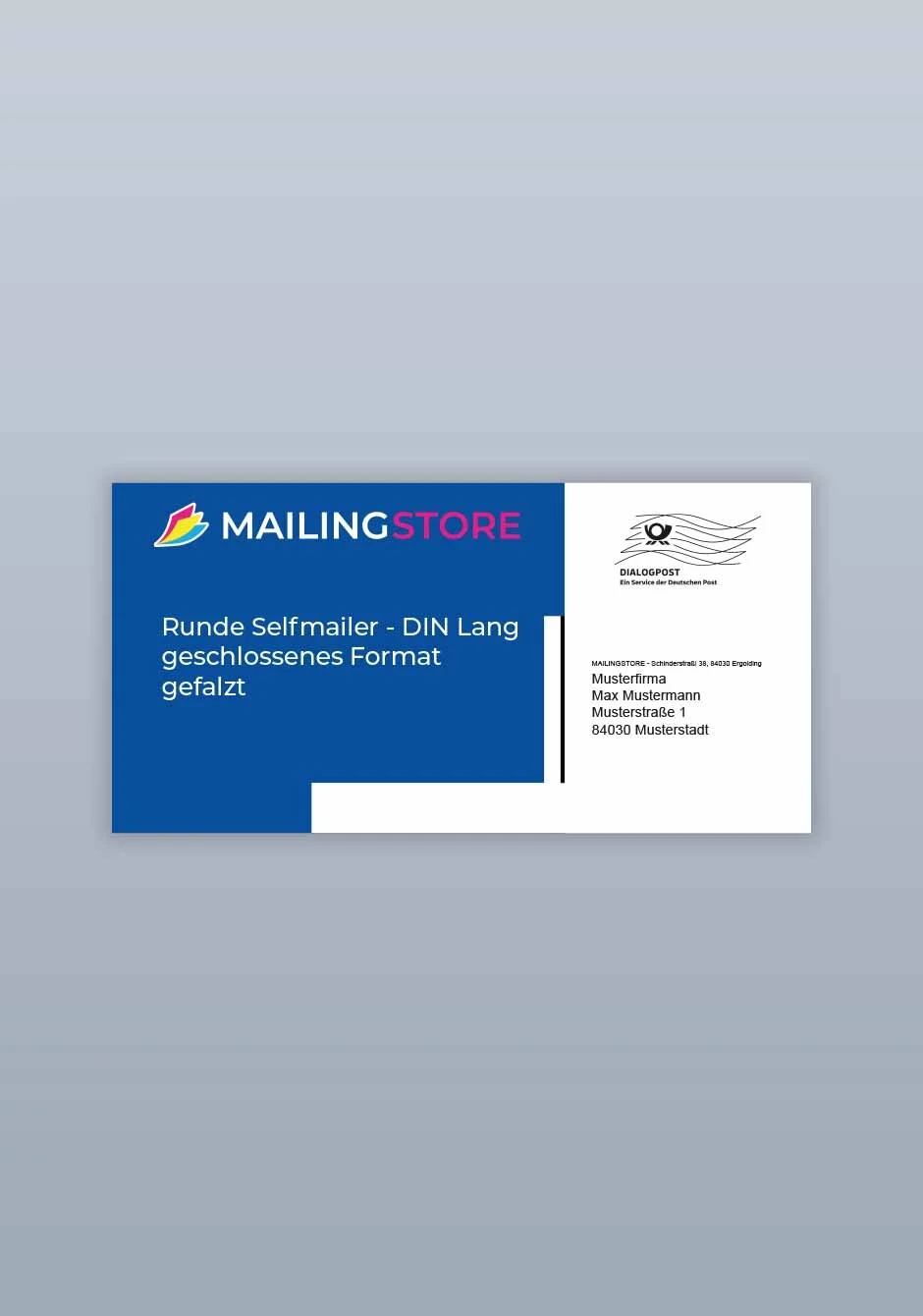 Runde Selfmailer verschicken