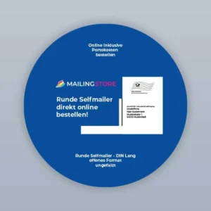 Runde Selfmailer online bestellen