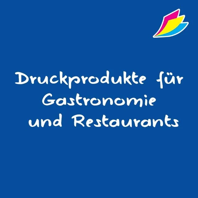 Druckprodukte für Gastronomie, Restaurants und Cafés