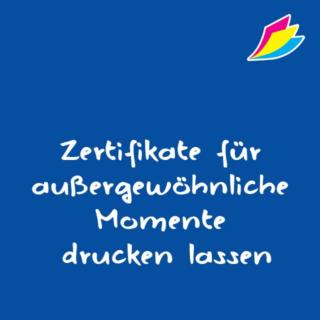 Zertifikate drucken lassen bei MAILINGSTORE