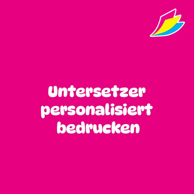 Untersetzer personalisiert bedrucken