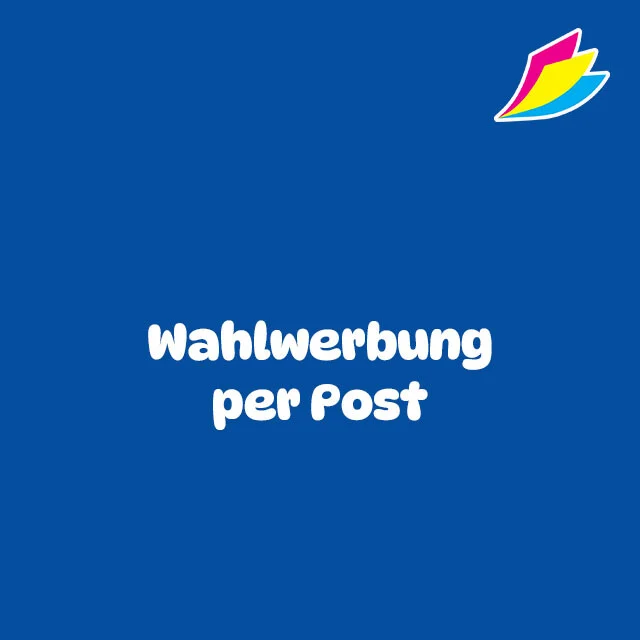 Wahlwerbung per Post verschicken lassen als Werbemailing