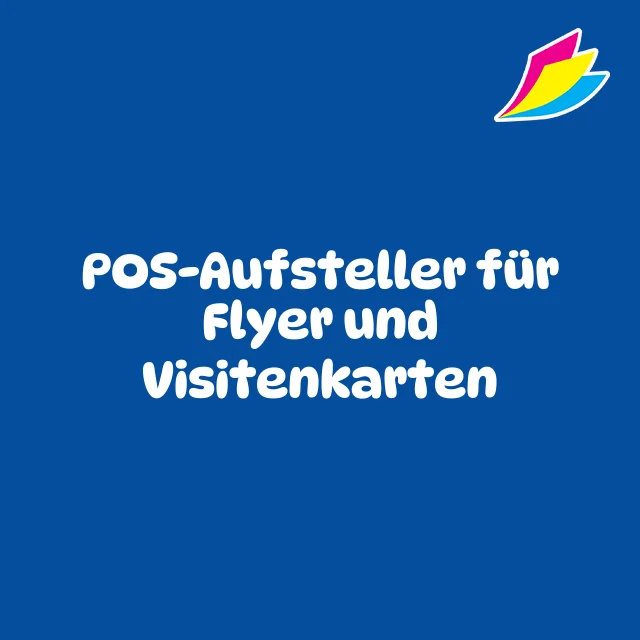 POS-Aufsteller für Flyer und Visitenkarten