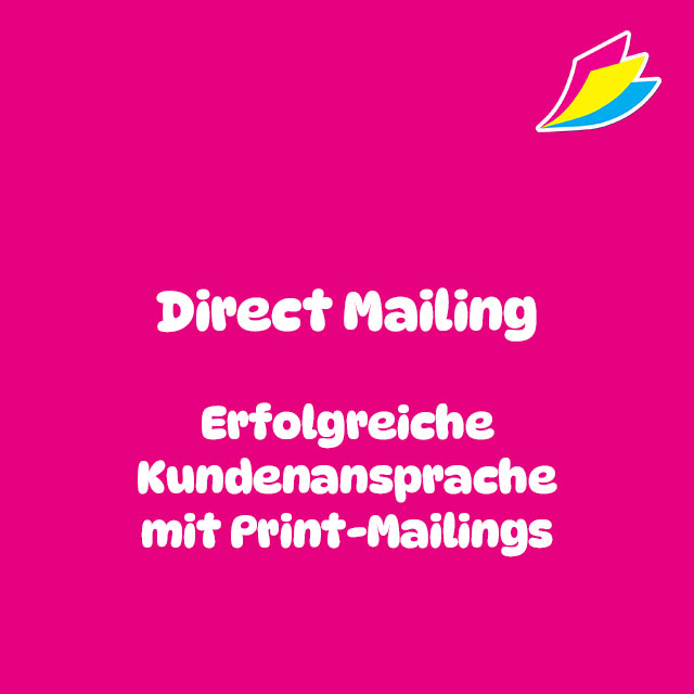 Briefumschlag mit Werbebotschaft für Direct Mailing